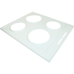 Stoves Hob White Hotplate. Genuine Part Number 082506000