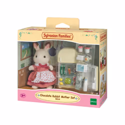 Sylvanian Families Chocolate Rabbit Mother Set (Fridge)