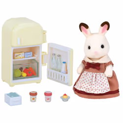 Sylvanian Families Chocolate Rabbit Mother Set (Fridge) - Additional view 4