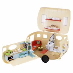 Sylvanian Families The Caravan, 3 yr(s), Multicolour, Polystyrene, Acrylonitrile butadiene styrene (ABS)