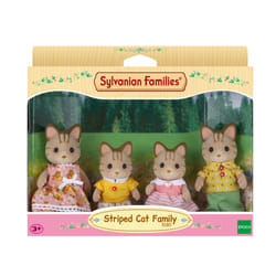 Sylvanian Families Striped Cat Family