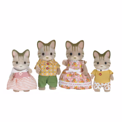Sylvanian Families Striped Cat Family - Additional view 5