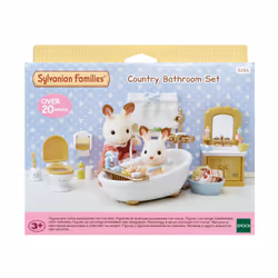Sylvanian Families Country Bathroom Set, Toy figure, 3 yr(s), Multicolour
