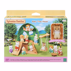 Sylvanian Families Baby Tree House, 3 yr(s), Multicolour, HIPS, Thermoplastic elastomer (TPE), Polyvinyl chloride (PVC), Poly ...