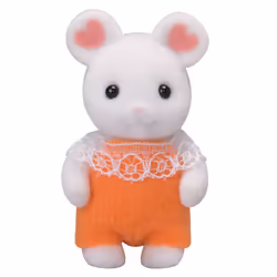 Sylvanian Families Marshmallow Mouse Baby, 3 yr(s), Multicolour, Polyvinyl chloride (PVC), HIPS, Thermoplastic elastomer (TPE ...