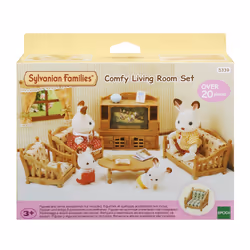 Sylvanian Families Comfy Living Room Set, Toy figure, 3 yr(s), Multicolour