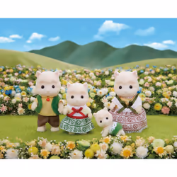 Sylvanian Families Woolly Alpaca Family