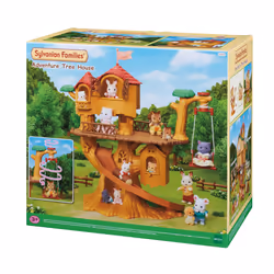 Sylvanian Families Adventure Tree House, Action/Adventure, 3 yr(s), Multicolour, Polyvinyl chloride (PVC)