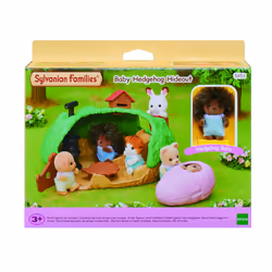 Sylvanian Families Baby Hedgehog Hideout, 3 yr(s), Multicolour, Polyvinyl chloride (PVC), Polystyrene, Thermoplastic elastome ...