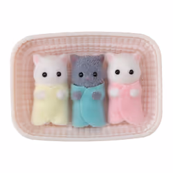 Sylvanian Families Persian Cat Triplets