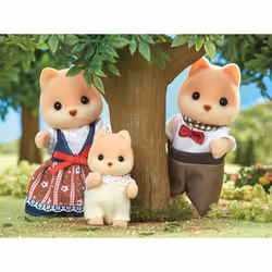 Sylvanian Families Caramel Dog Family