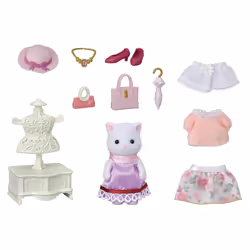 Sylvanian Families Fashion Play Set Town Girl Series - Persian Cat-