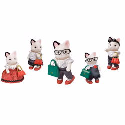 Sylvanian Families Fashion Play Set Town Girl Series - Tuxedo Cat- - Additional view 8