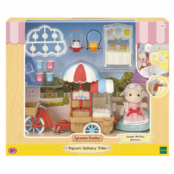 Sylvanian Families Popcorn Delivery Trike, 3 yr(s), Multicolour