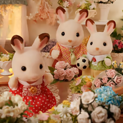 Sylvanian Families Chocolate Rabbit Family - Additional view 5