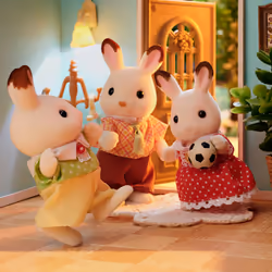 Sylvanian Families Chocolate Rabbit Family - Additional view 6