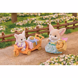 Sylvanian Families Sunny Picnic Set -Fennec Fox Sister & Baby - Additional view 6