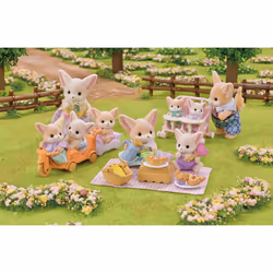 Sylvanian Families Sunny Picnic Set -Fennec Fox Sister & Baby - Additional view 7