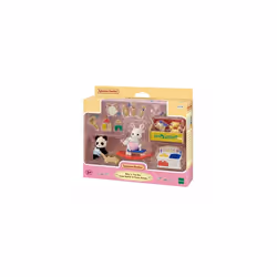 Sylvanian Families 5709 Baby's Toy Box -Snow Rabbit & Panda Babies- Dollhouse Playsets