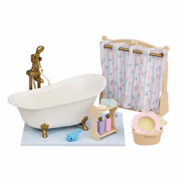 Sylvanian Families Bath & Shower Set, Bath set, 3 yr(s), Multicolour