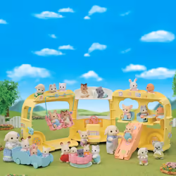 Sylvanian Families Rainbow Fun Nursery Bus - Additional view 4