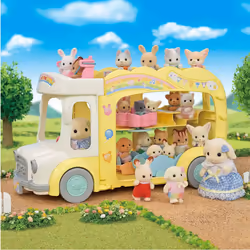 Sylvanian Families Rainbow Fun Nursery Bus - Additional view 5