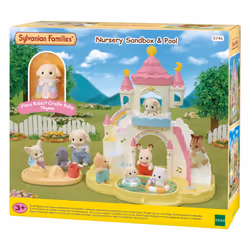Sylvanian Families Nursery Sandbox & Pool, Sandbox & pool, 3 yr(s), Multicolour, Plastic