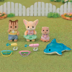 Sylvanian Families Nursery Friends - Pool Fun Trio - Additional view 4