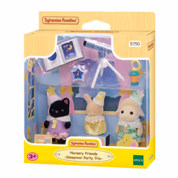 Sylvanian Families Nursery Friends - Sleepover Party Trio, 3 yr(s), Multicolour, Polyvinyl chloride (PVC)