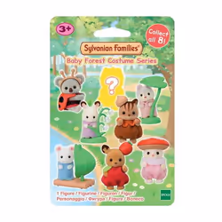 Sylvanian Families Baby Forest Costume Series, 3 yr(s), Multicolour, Polyvinyl chloride (PVC)