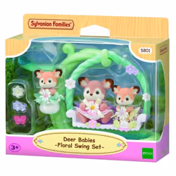 Sylvanian Families Deer Babies Floral Swing Set 5801