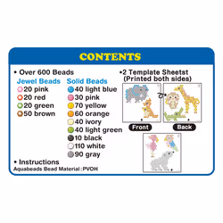 Aquabeads 31078 en Zoo Life Set