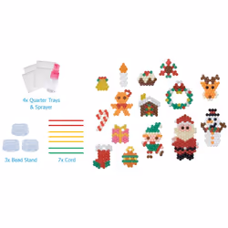 Aquabeads 31366 9LNG Advent Calendar 2019 - Christmas -, 4 yr(s), Boy/Girl, Child, Plastic, Multicolour, China