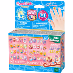 Aquabeads Nail Studio, Finger nails, Multicolour, Monochromatic, 40 pc(s), Box