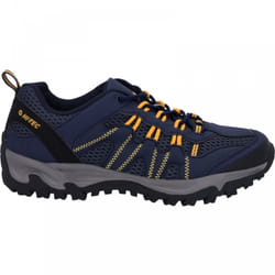 , Navy/Yellow) Jaguar Navy/Yellow Waterproof Vegan Friendly Mens Light Hiking Shoes - 7 (Adults'