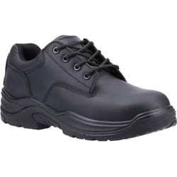 ) Magnum Precision Sitemaster Low Leather Black Safety Shoes - Black, 14 (Adults'