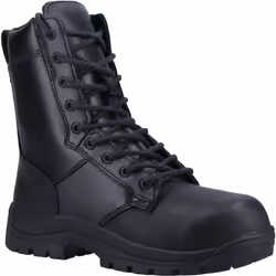 ) Magnum Elite Shield MET Leather Black Safety Boots - Black, 4.5 (Adults'