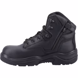 ) Magnum Responder Leather Black Safety Boots - Black, 10 (Adults'
