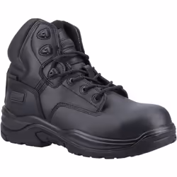 ) Magnum Responder Leather Black Safety Boots - Black, 11 (Adults'
