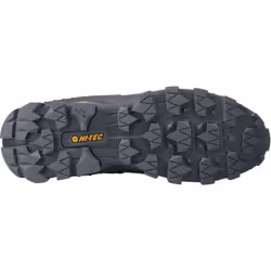 ) Hi-Tec Rainier Polyester Men's Black Hiking Boots - Black, 11 (Adults'