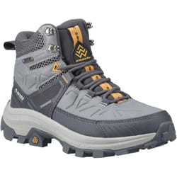) Hi-Tec Rainier Polyester Women's Cool Grey Hiking Boots - Grey, 4 (Adults'