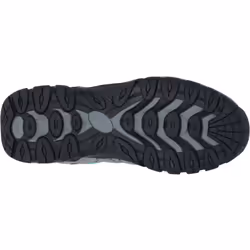 ) Hi-Tec Corzo Low PU Suede Women's Cool Grey/Navy Blue/Curacao Hiking Boots - Grey, 8 (Adults'