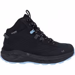 , Black/Blue Fog) Fuse Trek Mid Black/Blue Fog Waterproof Ladies Lace-up Hiking Boots - 4 (Adults'