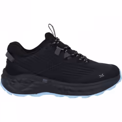 , Black/Blue Fog) Fuse Trek Black/Blue Fog Waterproof Womens lace-Up Walking Shoes - 4 (Adults'