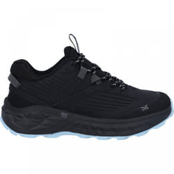 , Black/Blue Fog) Fuse Trek Black/Blue Fog Waterproof Womens lace-Up Walking Shoes - 4 (Adults'