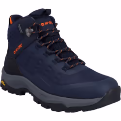 ) Hi-Tec Storm Expedition Sport Polyurethane Men's Navy/Orange Hiking Boots - Blue, 12 (Adults'