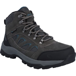) Hi-Tec Bandera Expedition Leather Men's Dark Gull Grey/Harbour Mist Hiking Boots - Grey, 9 (Adults'
