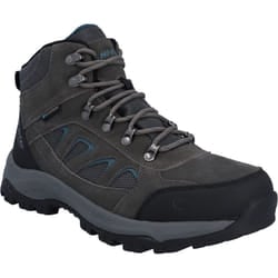 ) Hi-Tec Bandera Expedition Leather Men's Dark Gull Grey/Harbour Mist Hiking Boots - Grey, 11 (Adults'