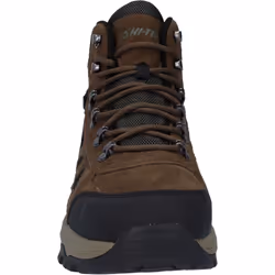 ) Hi-Tec Bandera Expedition Mid Wide Leather Men's Smokey Brown/Khaki Hiking Boots - Brown, 12 (Adults'