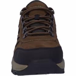 ) Hi-Tec Bandera Expedition Low Leather Men's Smokey Brown/Khaki Hiking Boots - Brown, 9 (Adults'